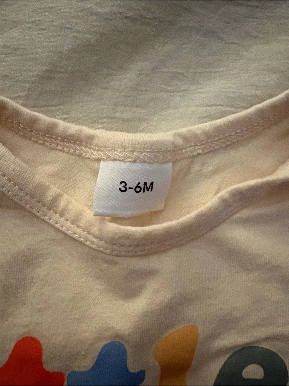 Tan ‘Little' Graphic Baby One-Piece - brand new never worn